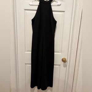 She + Sky Black Backless Dress
